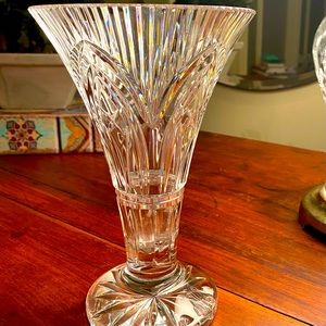 Waterford Rock of Cashel 10” footed vase.